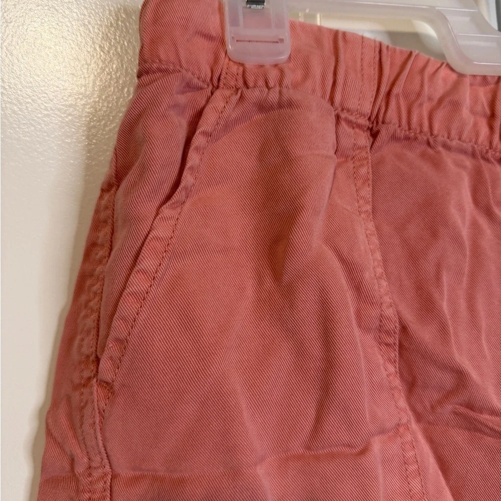 GAP Coral Pink Casual Pull-On Shorts Women’s Size Large Elastic Waist Drawstring